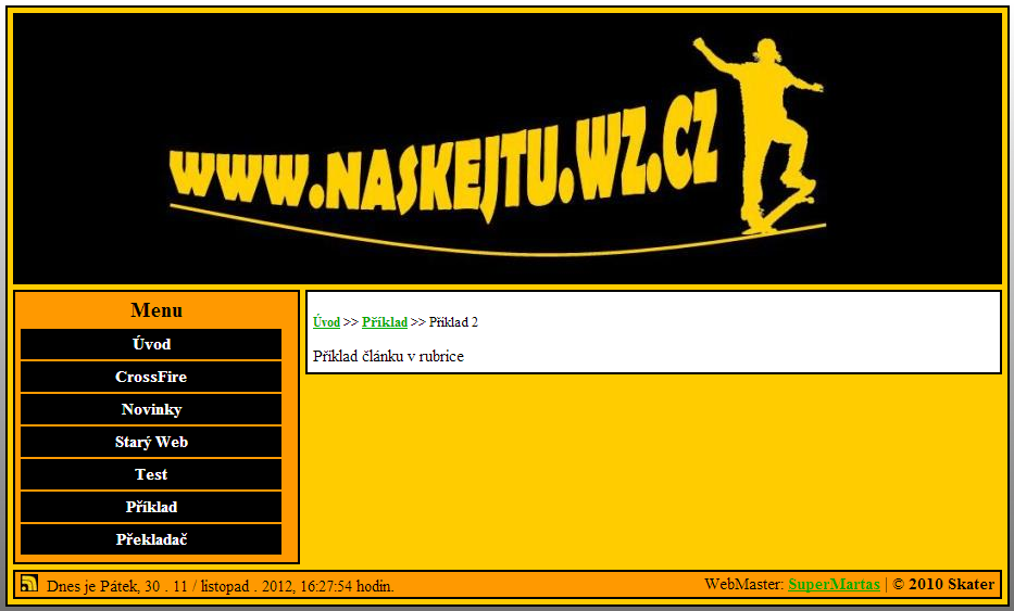 Screenshot webu Naskejtu.wz.cz