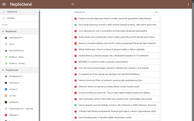 Not Just RSS Reader – snímek 1