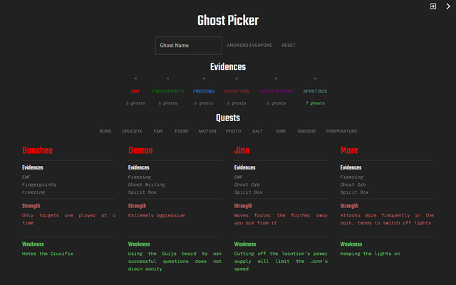 Phasmopicker – snímek 2